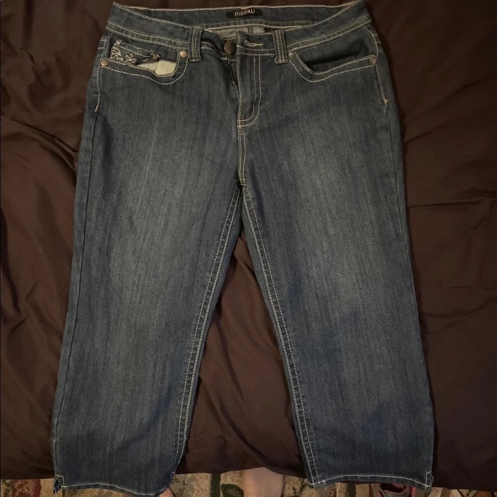 Denim capris size 12